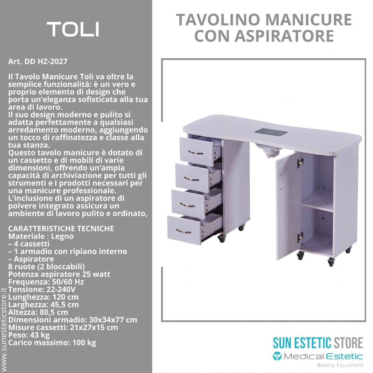 TOLI Tavolino unghie nails