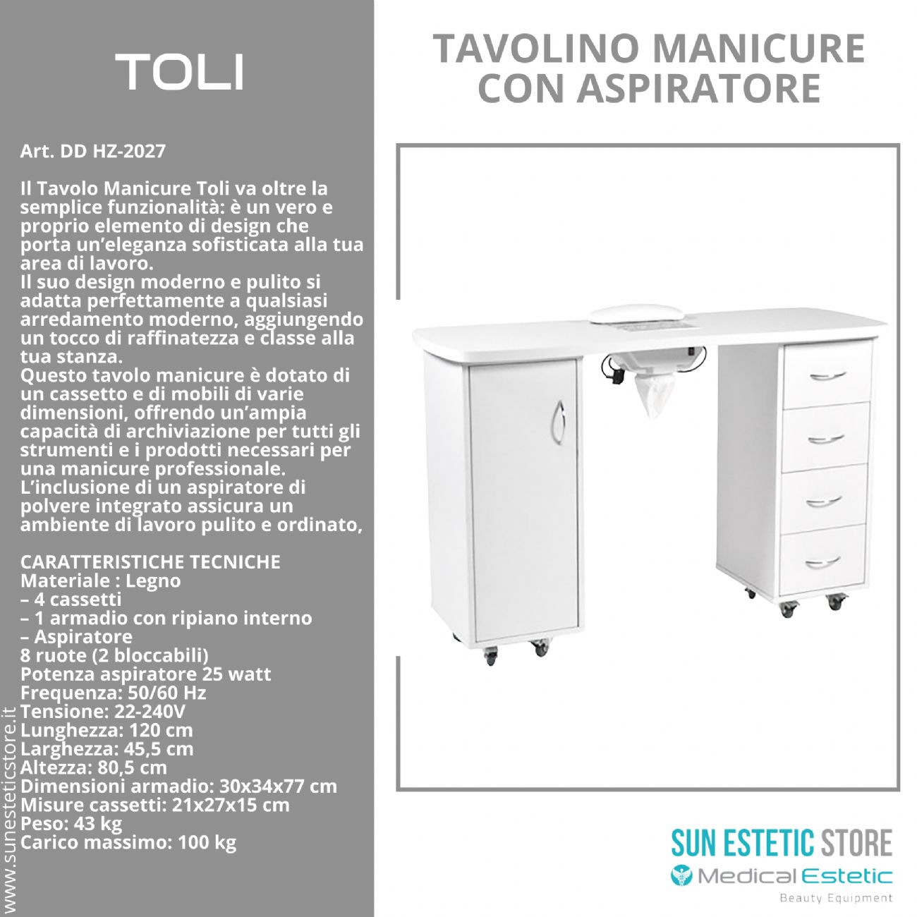 TOLI Tavolino unghie nails