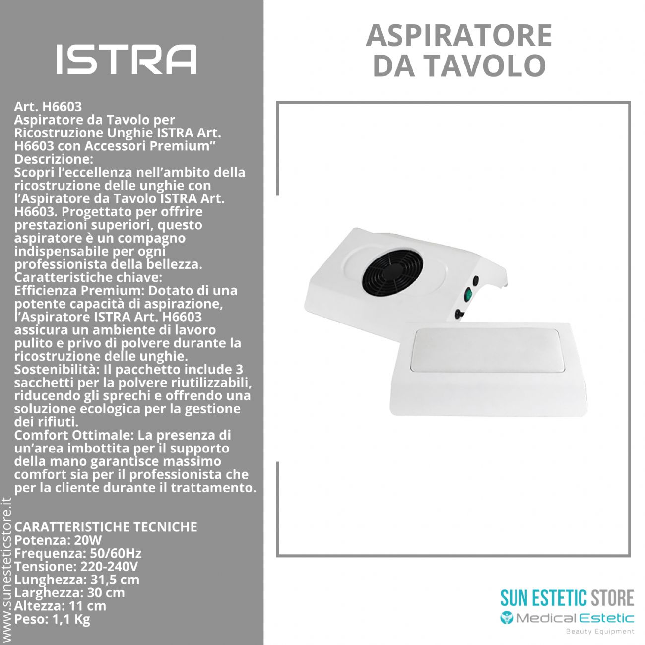 ISTRA aspiratore nails