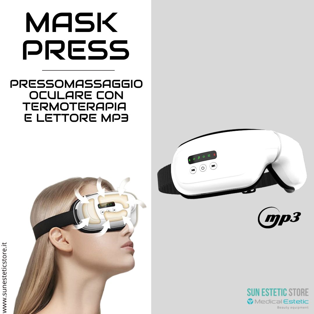 MASK PRESS pressomassaggio occhi Mp3