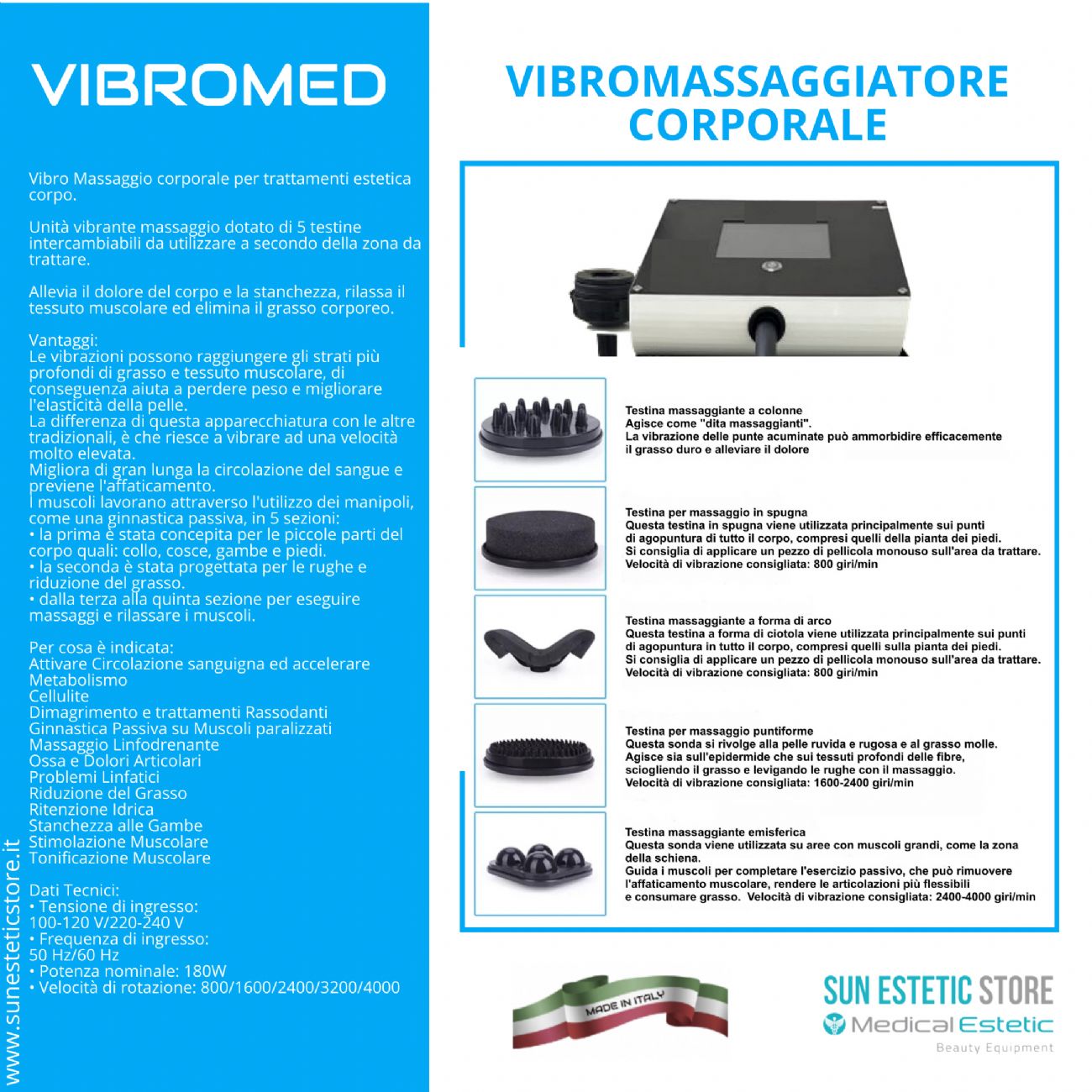 iKhona Vibromed Vibro massaggio corporale