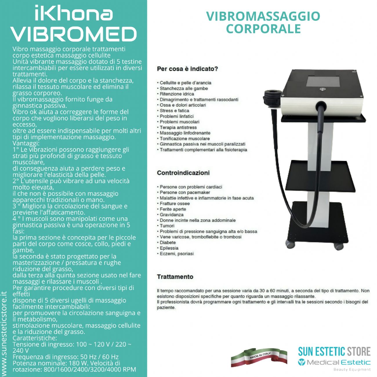 iKhona Vibromed Vibro massaggio corporale