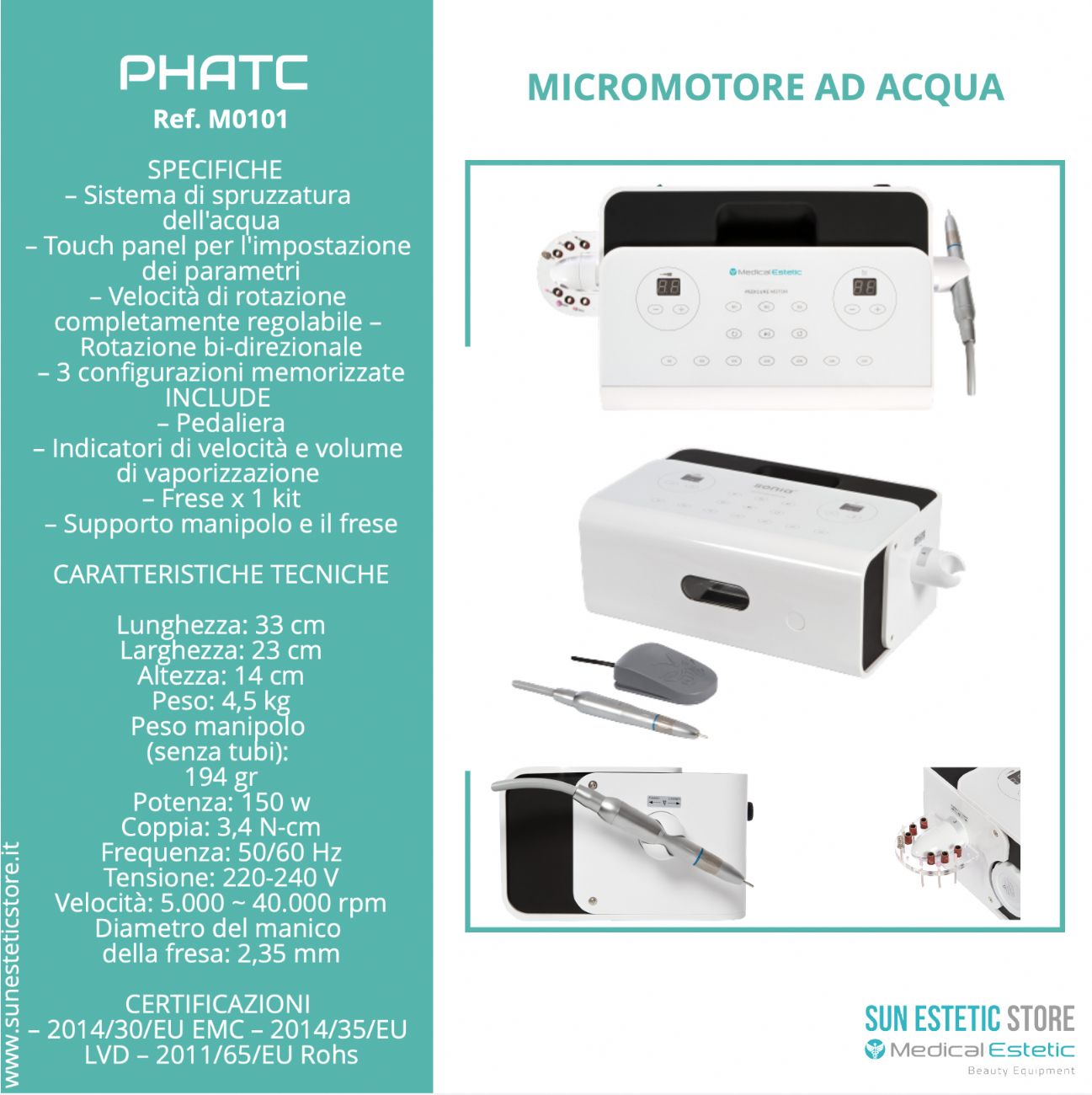 Phact micromotore ad acqua