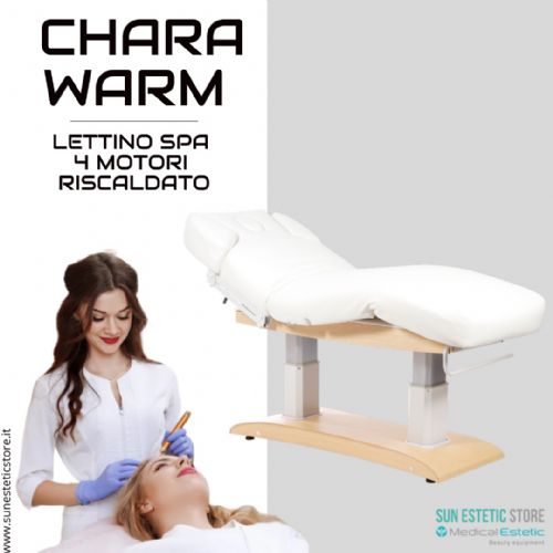 Chara lettino riscaldato 4 motori massaggi spa estetica centro benessere wellnesS