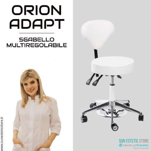 Orion Adapt sgabello multiregolabile con schienale