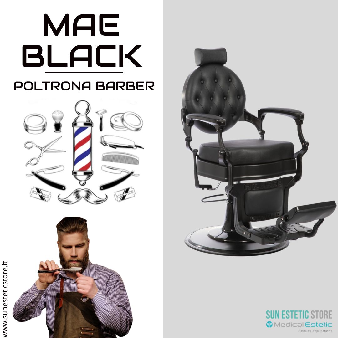 MAE BLACK Poltrona Barber