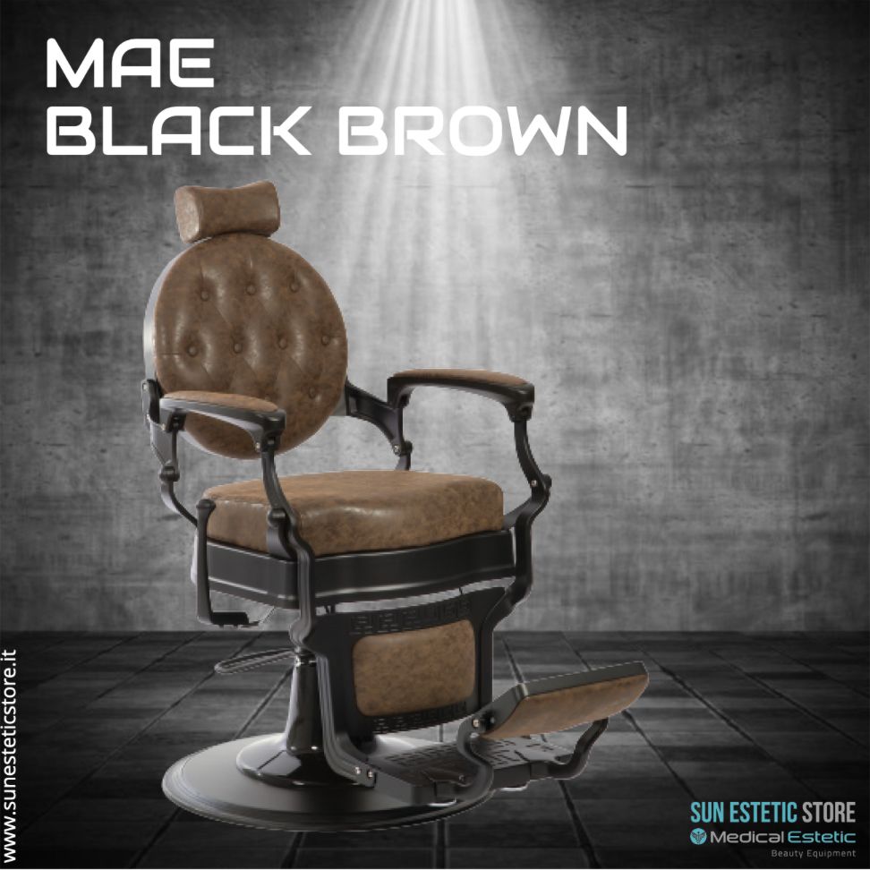 MAE BLACK BROWN Poltrona Barber