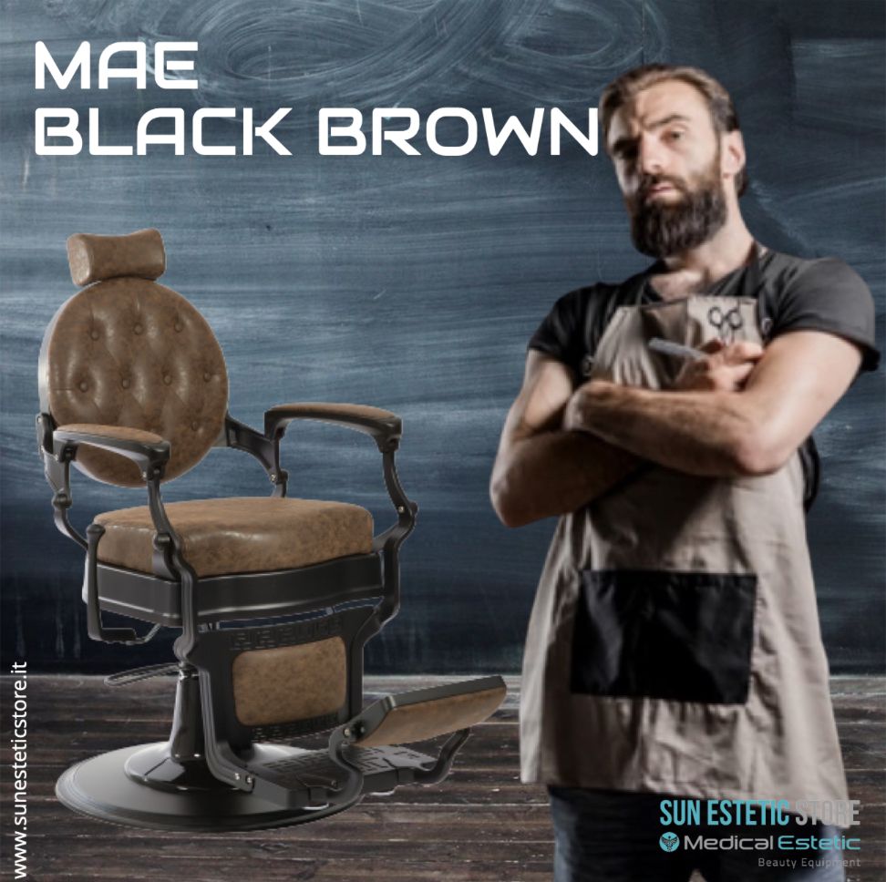 MAE BLACK BROWN Poltrona Barber