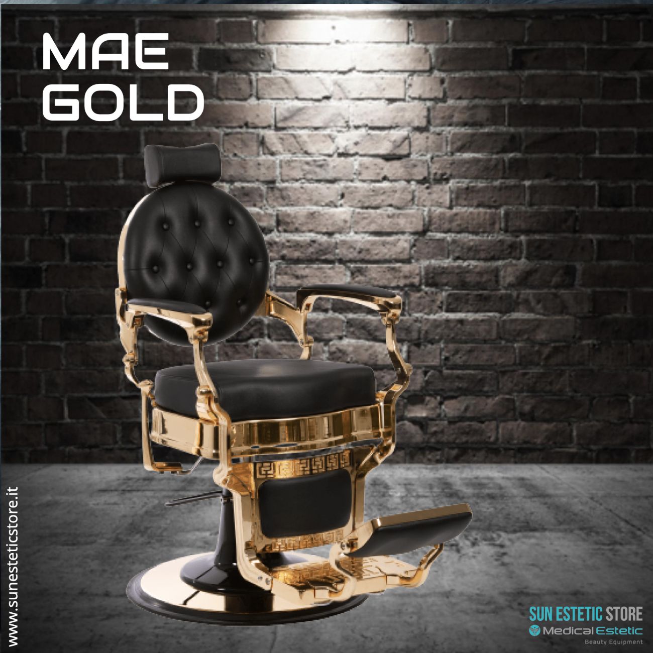 MAE GOLD Poltrona Barber