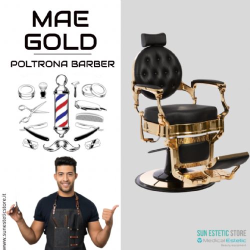 MAE GOLD Poltrona Barber