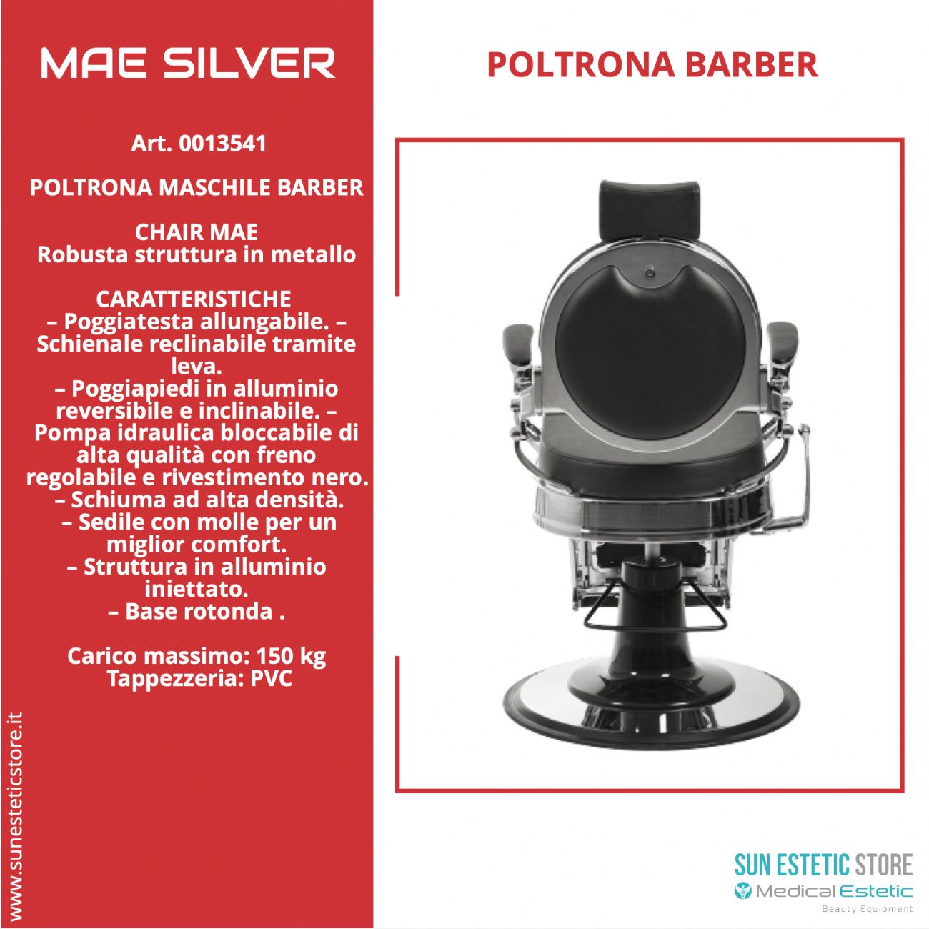 MAE SILVER Poltrona Barner