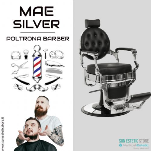 MAE SILVER Poltrona Barber