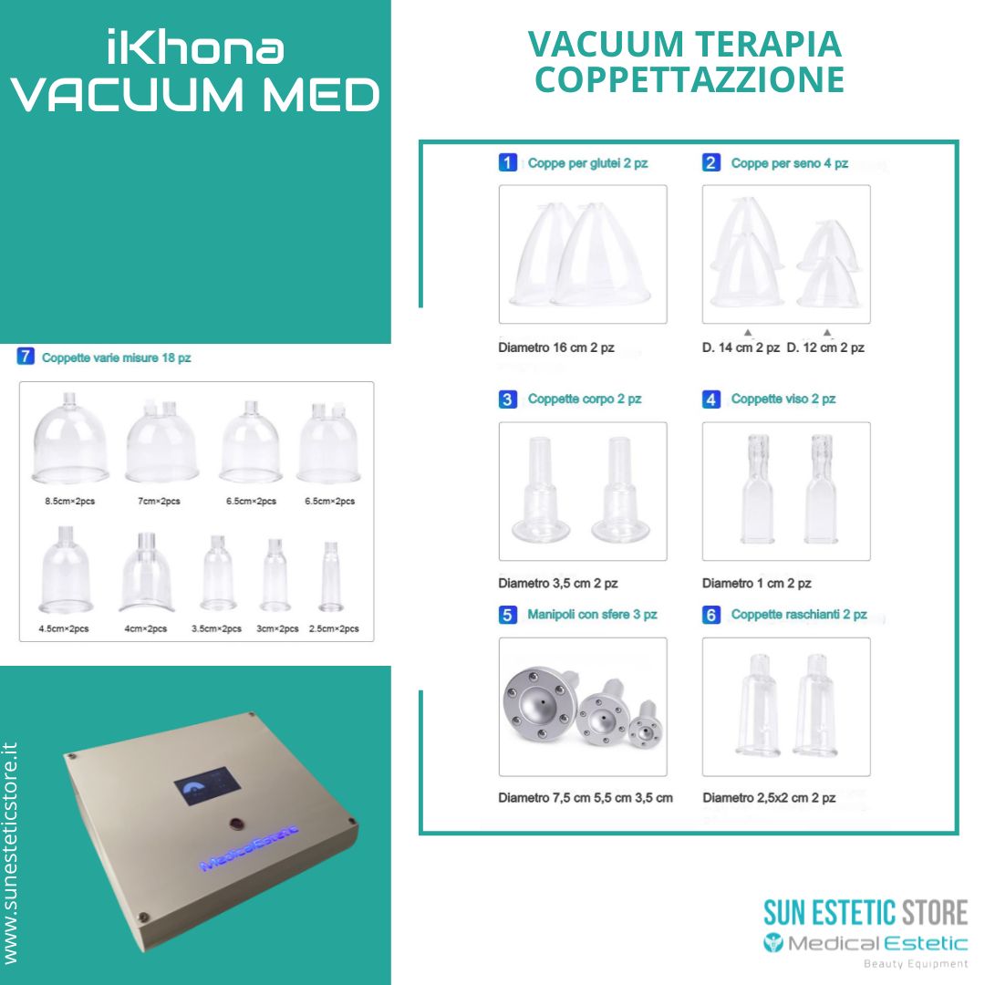 iKhona Vacuum Med vacuum terapia coppettazione