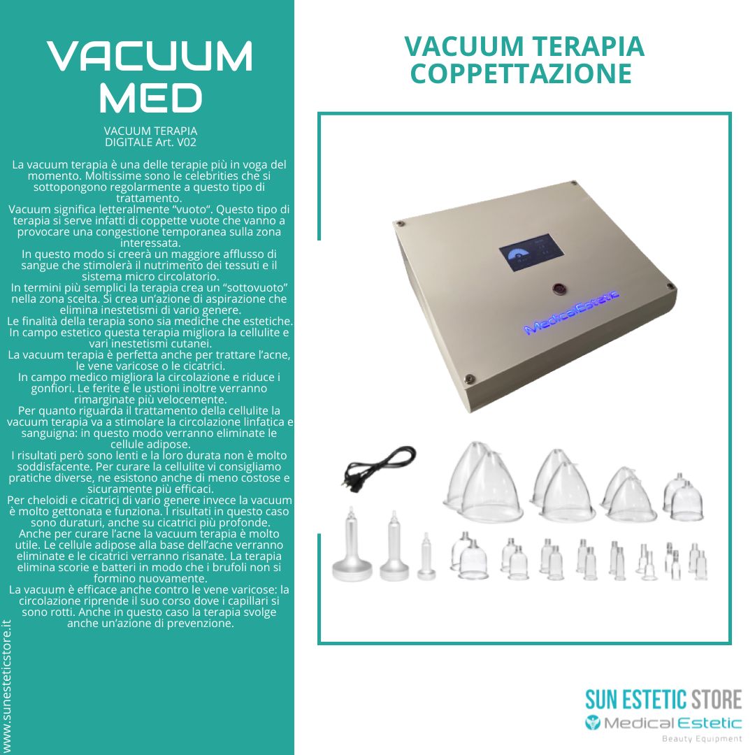 iKhona Vacuum Med vacuum terapia coppettazione