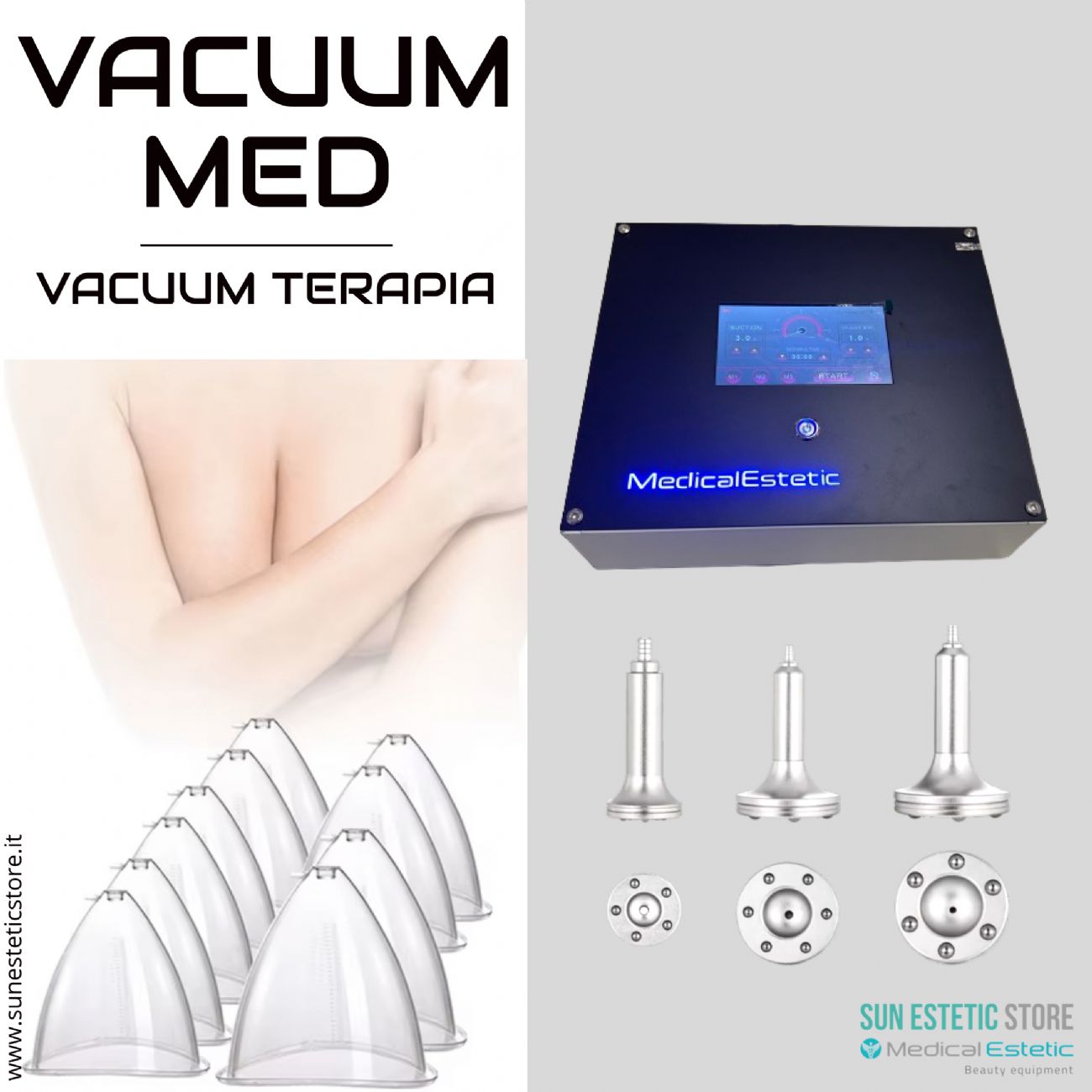 iKhona Vacuum Med vacuum terapia coppettazione