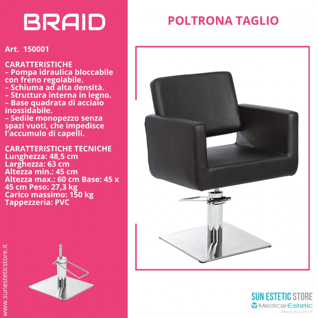 Braid Color Poltrona taglio