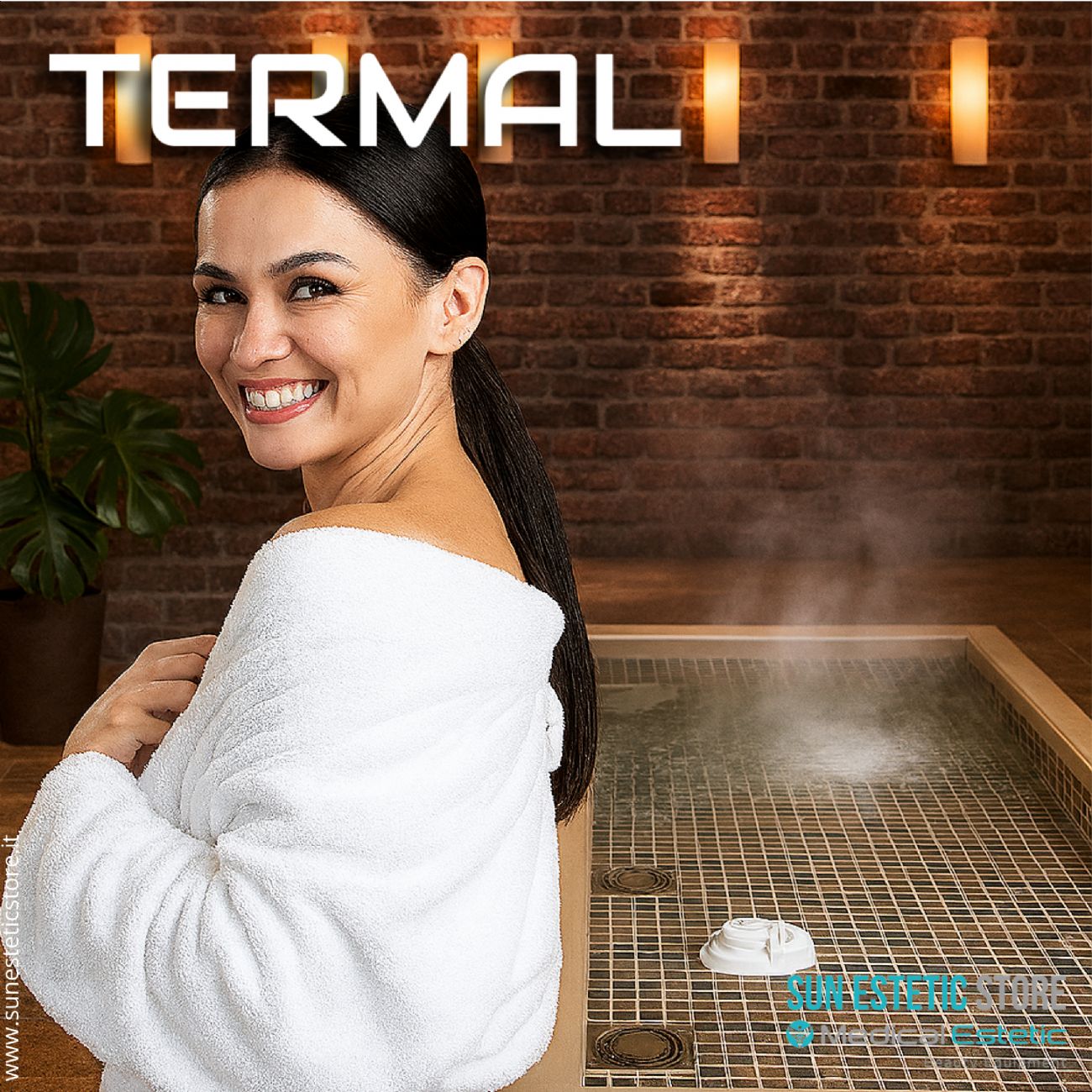 Termal Tripla funzione: lettino da massaggio + lettino termale + lettino vapore