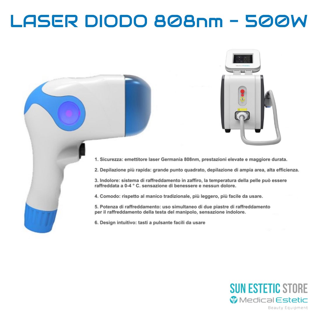 Laser diodo 808 nm - 500W