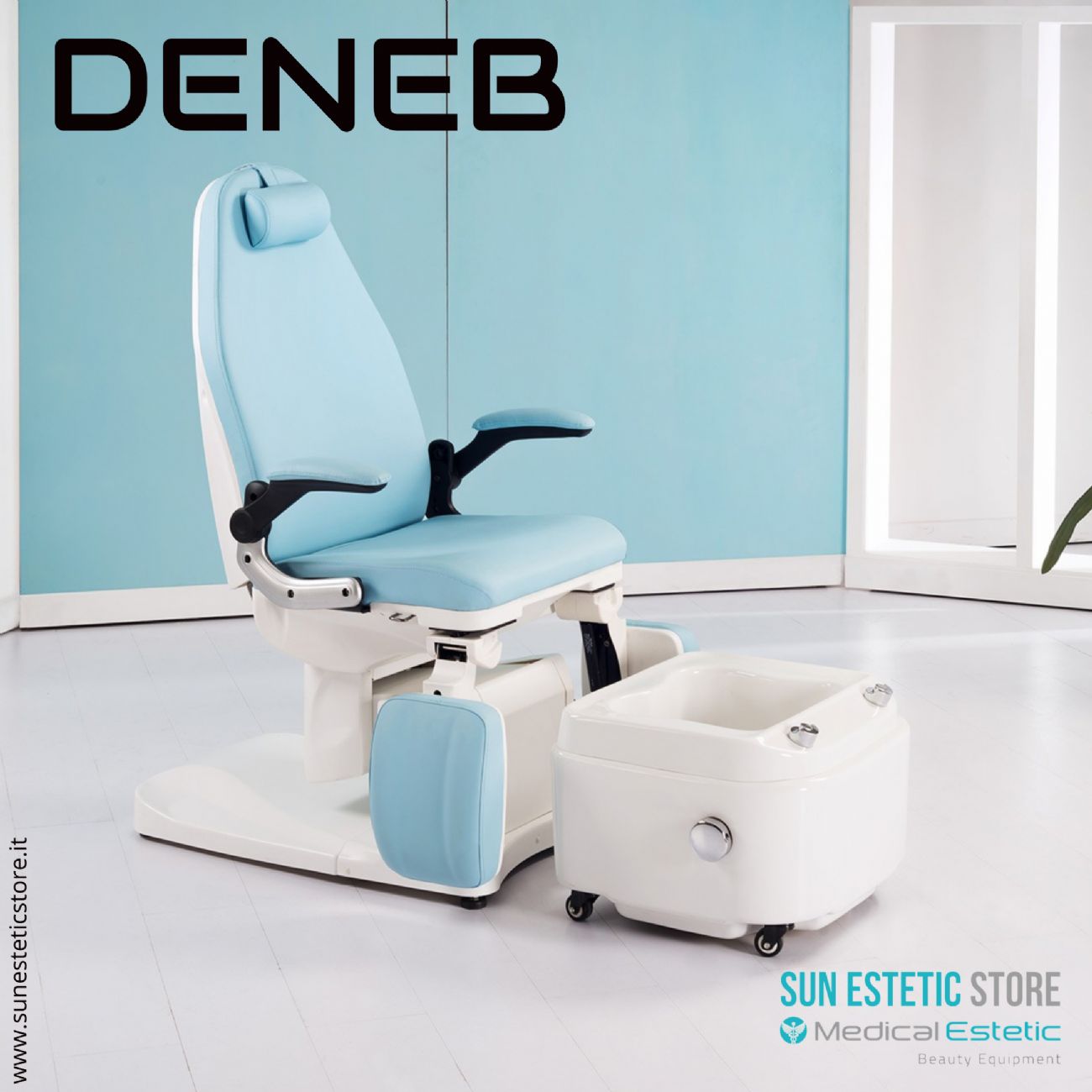 DENEB Poltrona pedicure 3 motori