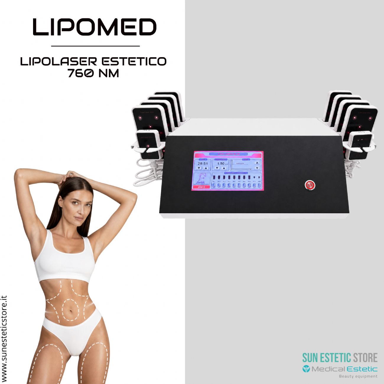LIPOMED SLIM LIPOLASER ESTETICO 760 nm