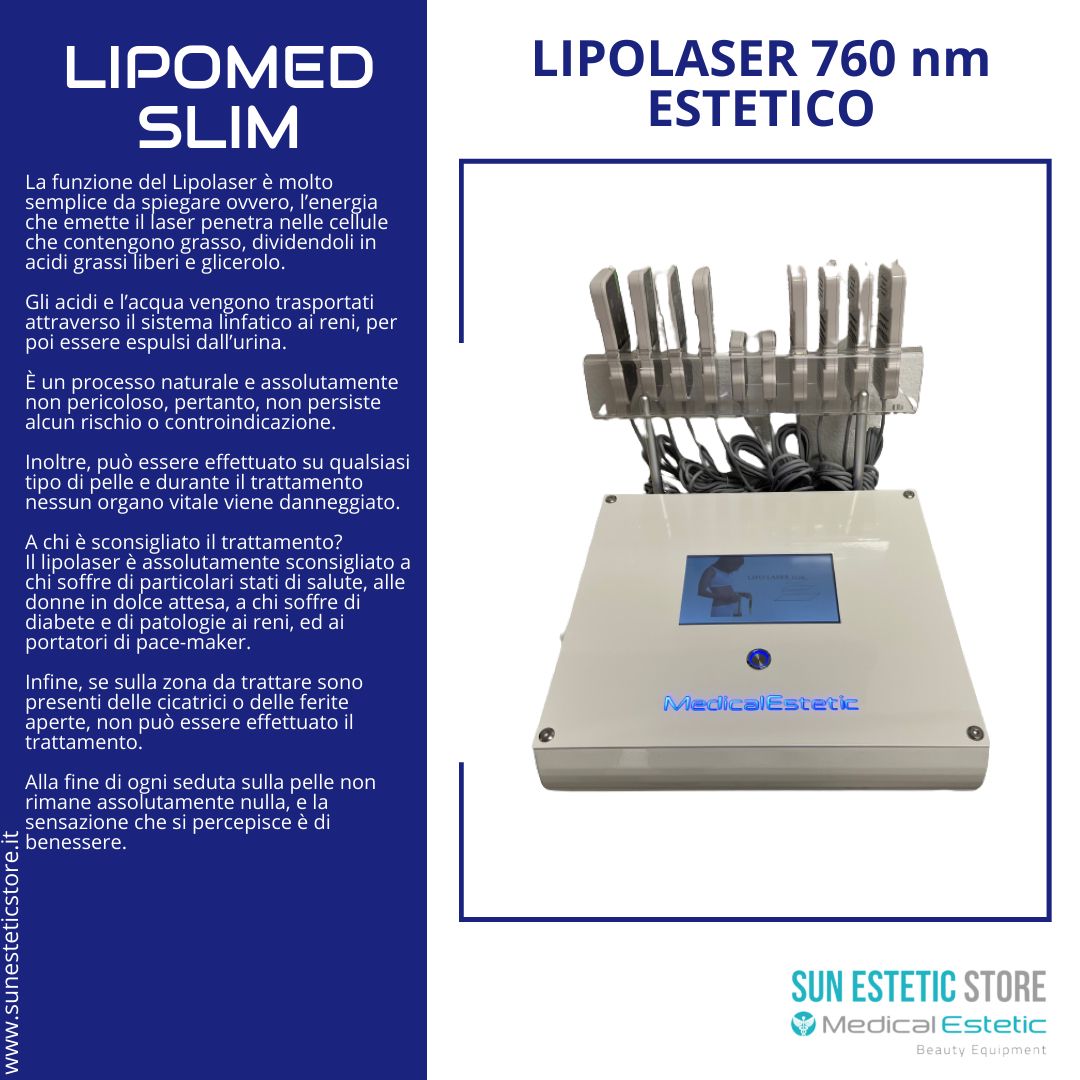 iKhona LIPOMED SLIM LIPOLASER ESTETICO 760 nm