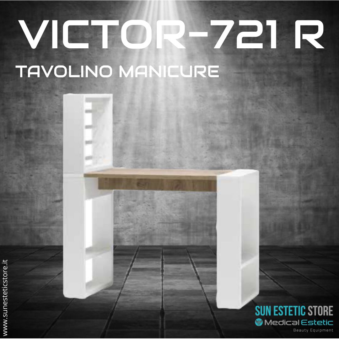 Victor 721 tavolino manicure nails con mensola