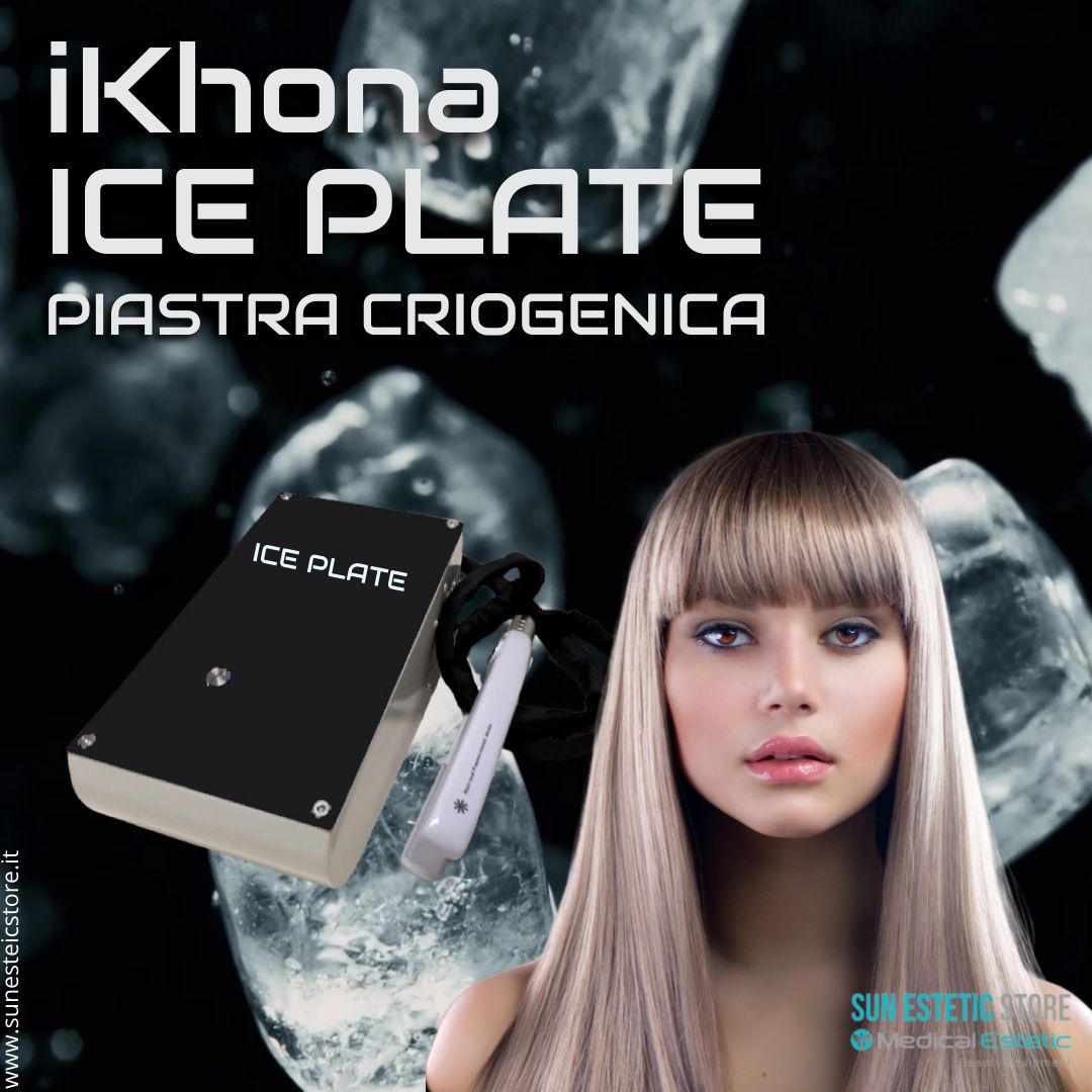 iKhona Ice Plate piastra capelli criogenica trattamento alla cheratina criocura