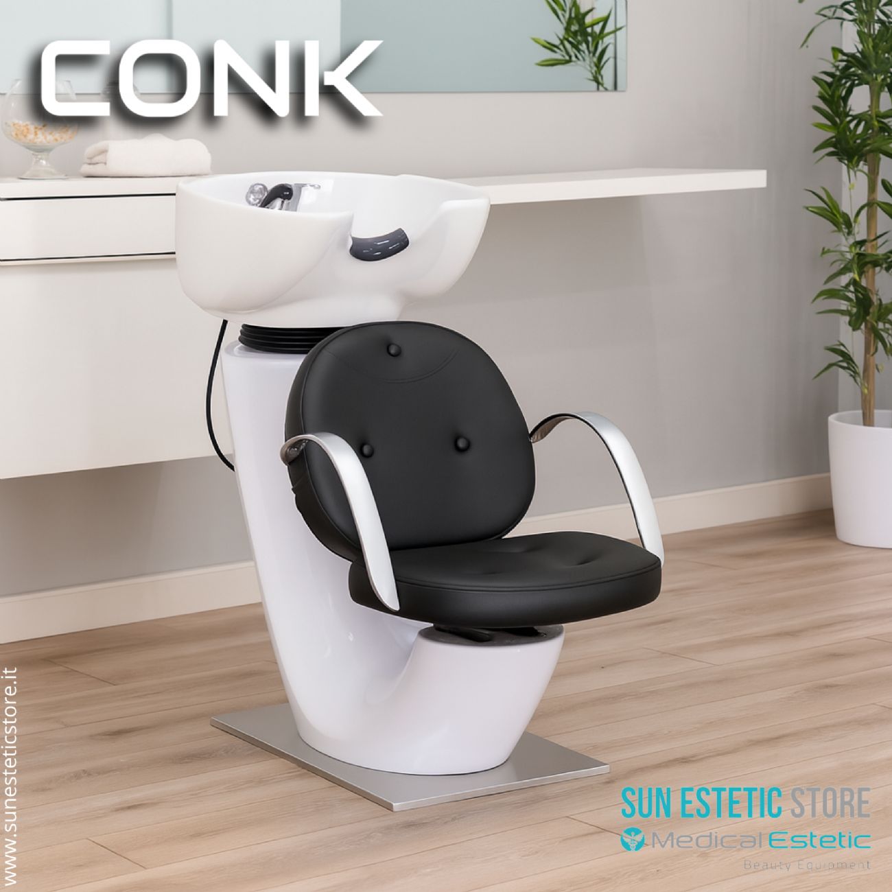 CONK POLTRONA LAVA TESTA PARRUCCHIERE ARREDAMENTI LAVAGGI