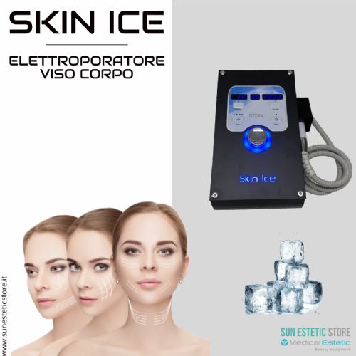 Skin Ice Elettroporatore viso e corpo per trattamenti estetica