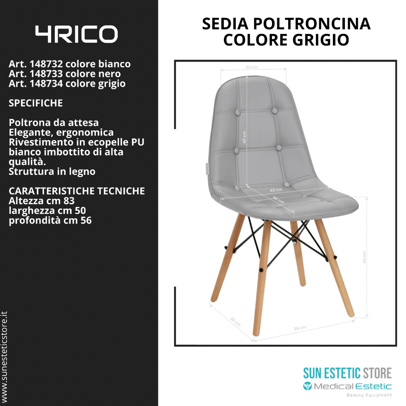 4rico sedia poltroncina