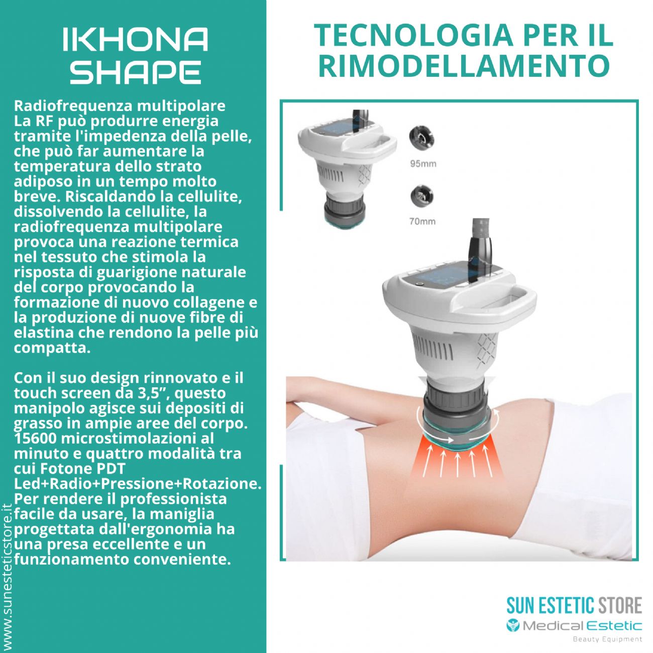 IKHONA SHAPE TECNOLOGIA ESTETICA PER IL RIMODELLAMENTO