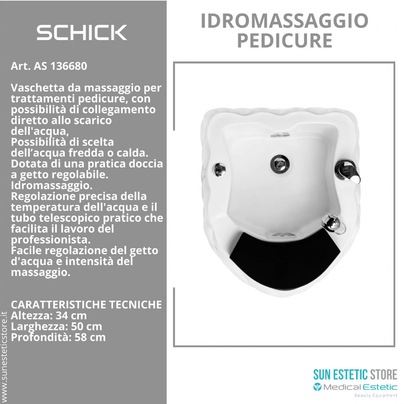 SCHICK IDROMASSAGGIO PROFESSIONALE PEDICURE