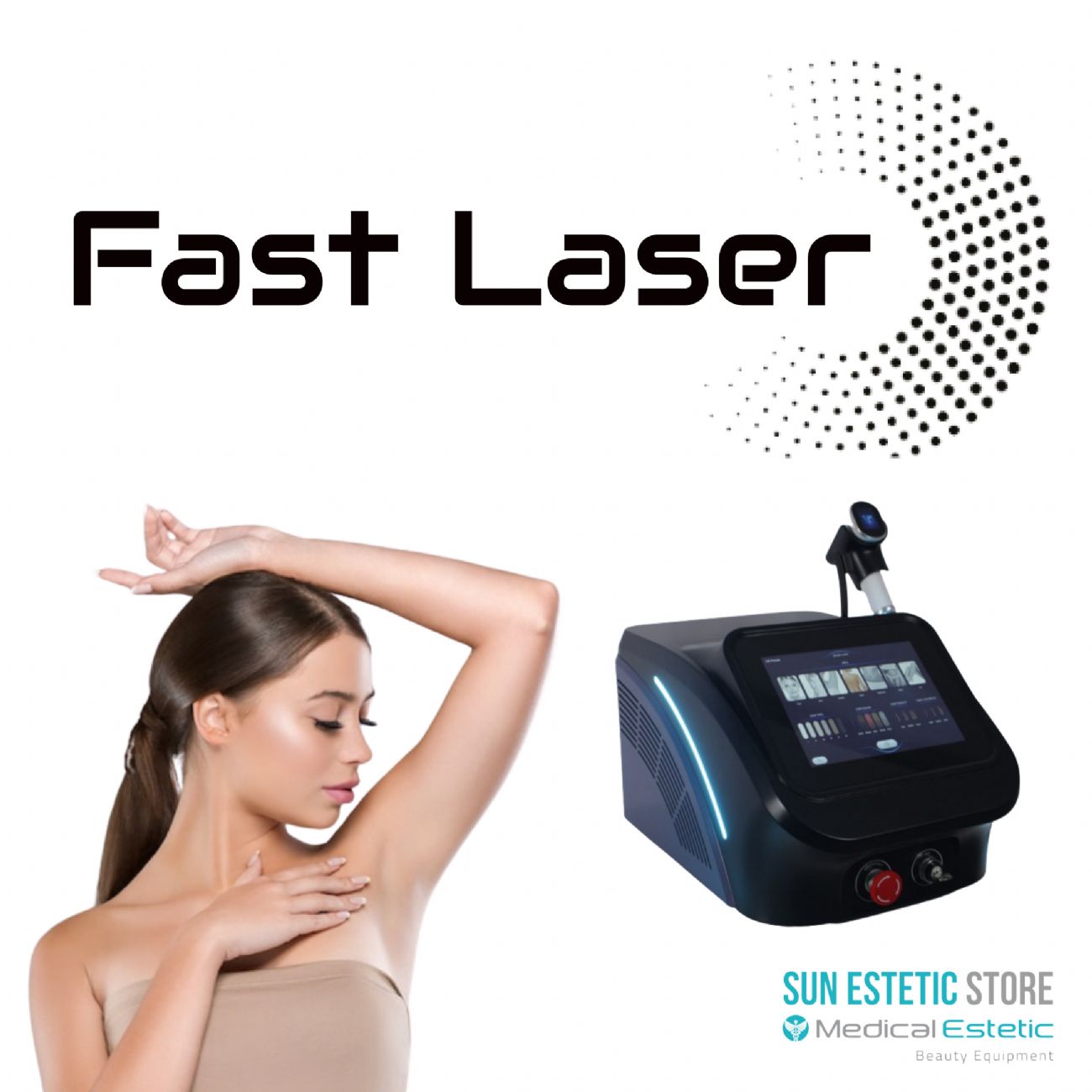 Fast Laser diodo 3 lunghezze d'onda 808 - 904 - 1064 nm