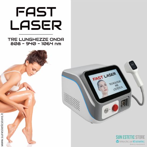 Fast Laser diodo 3 lunghezze d'onda 808 - 940 - 1064 nm