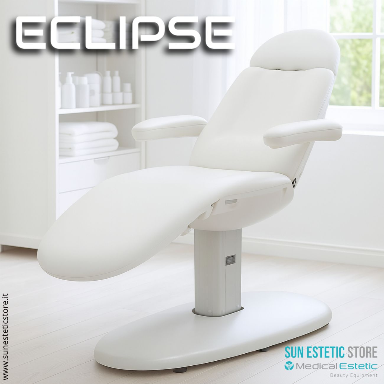 Eclipse poltrona lettino multifunzionale studio medico estetica  spa farmacia