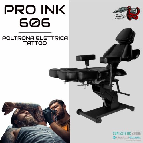 Pro Ink 606 poltrona lettino tattoo elettrica multifunzionale i tattuaggi