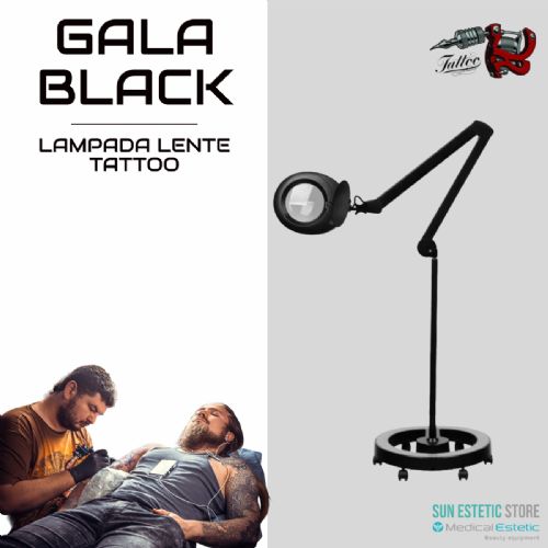 Gala Black lampada led lente ingrandimento estetista studio tattoo medico