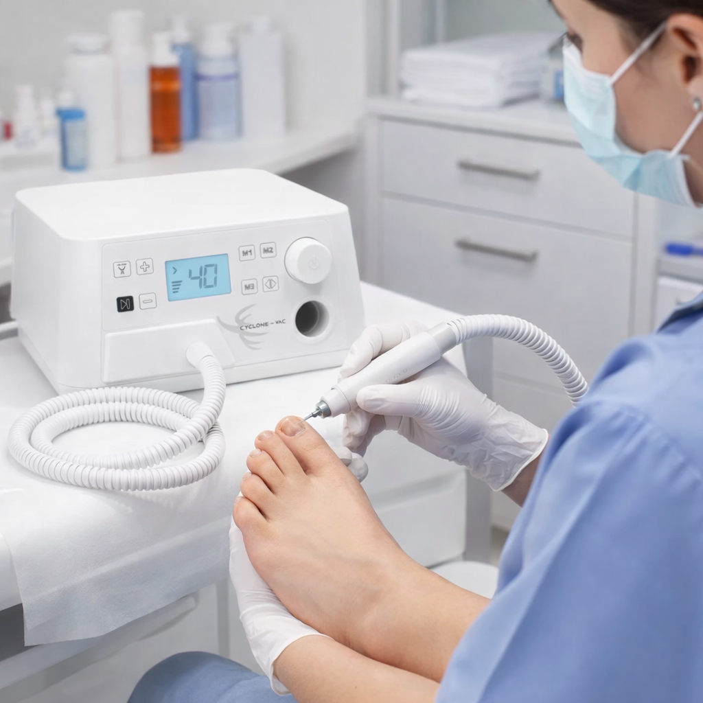 Ciclone Vac fresa podologica con aspirazione micromotore onicotecnica nails