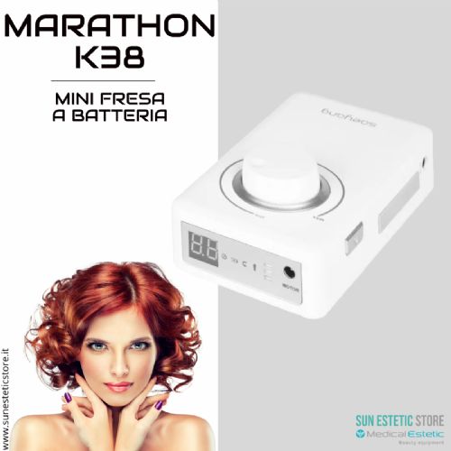 Marathon k38 fresa micromotore a batteria portatile onicotecnica nails