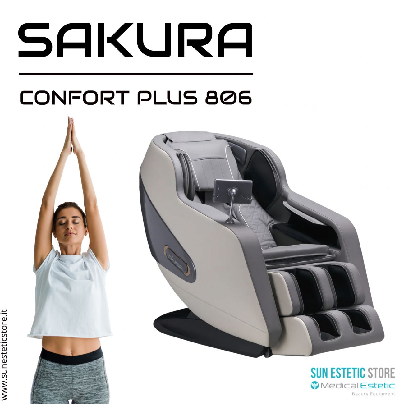 SAKURA COMFORT PLUS 806 POLTRONA MASSAGGIANTE