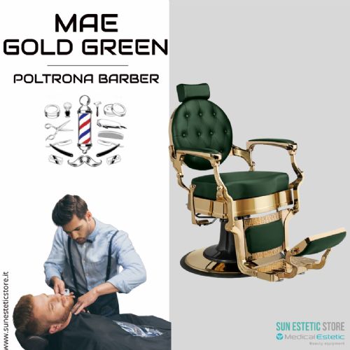 MAE GOLD GREEN Poltrona Barber