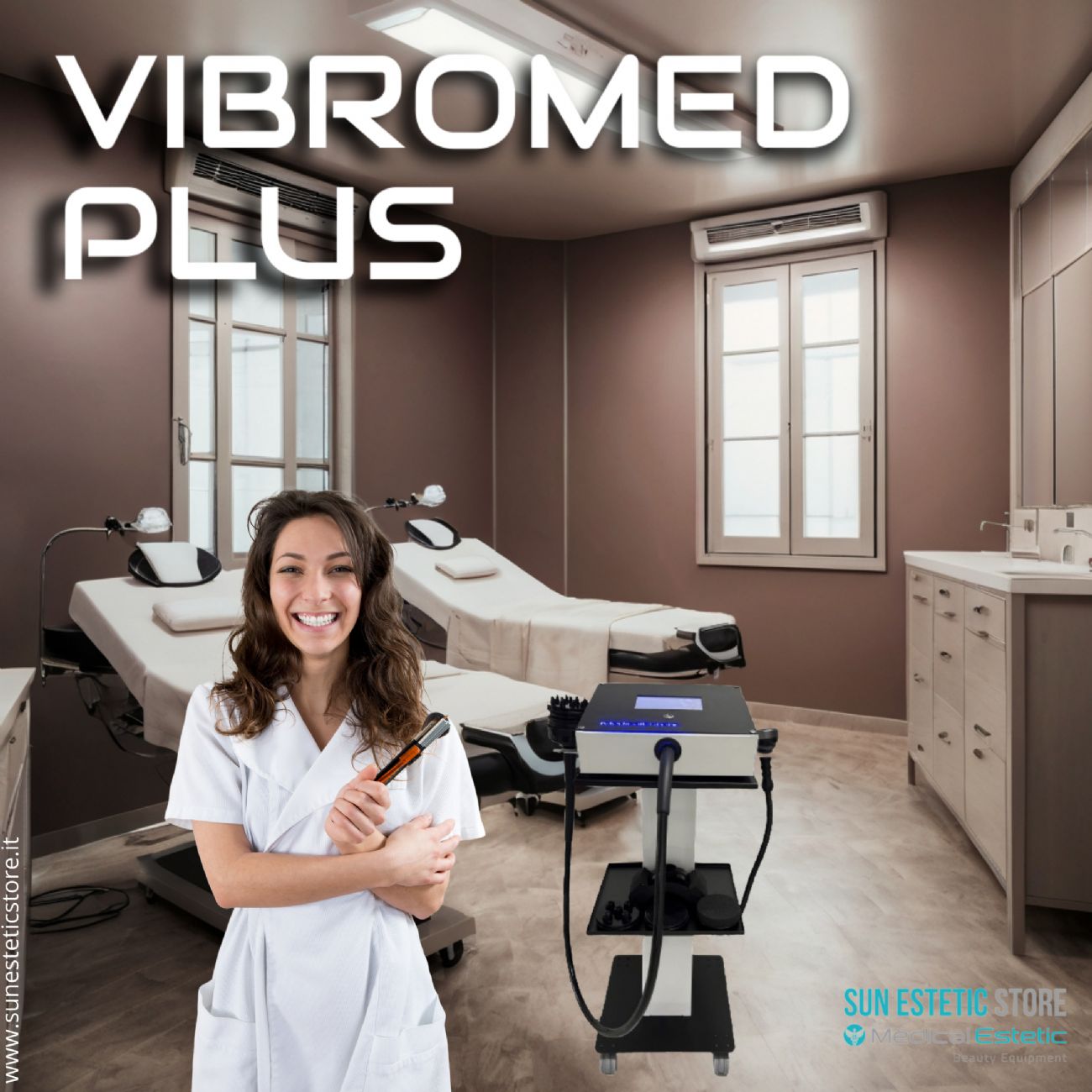 Vibromed Plus vibromassaggiatore corporale + Vacuum