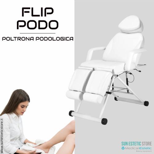 FLIP PODO 563S Poltrona podologica pedicure movimento manuale