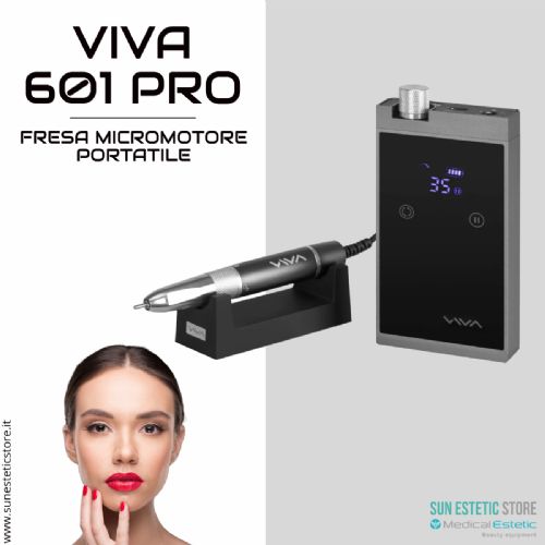 Viva 601 PRO fresa micromotore portatile a batteria per manicure