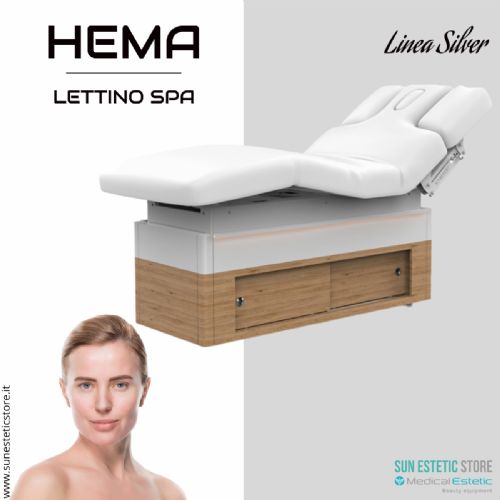 Hema lettino Spa Luxury 4 motori termoriscaldato