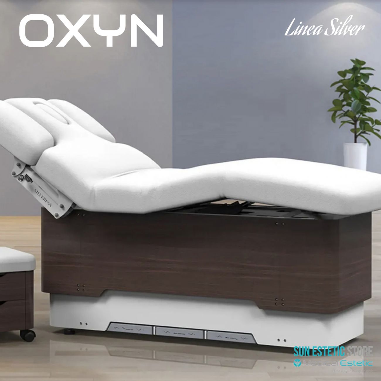 OXYN Lettino da Massaggio luxury Spa elettrico 3 motori riscaldato