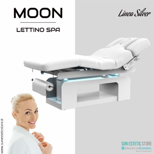 Moon lettino da massaggio luxury Spa elettrico 4 motori riscaldato