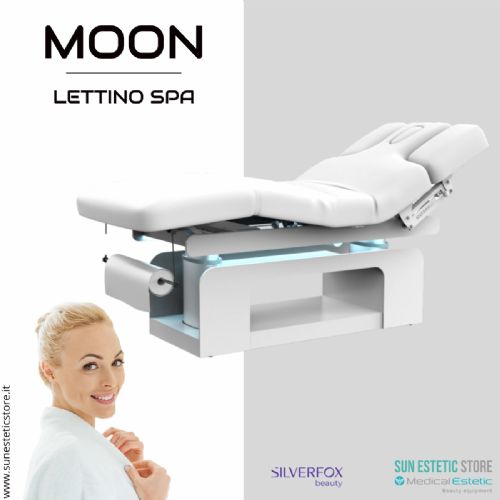 Moon lettino da massaggio luxury Spa elettrico 4 motori riscaldato