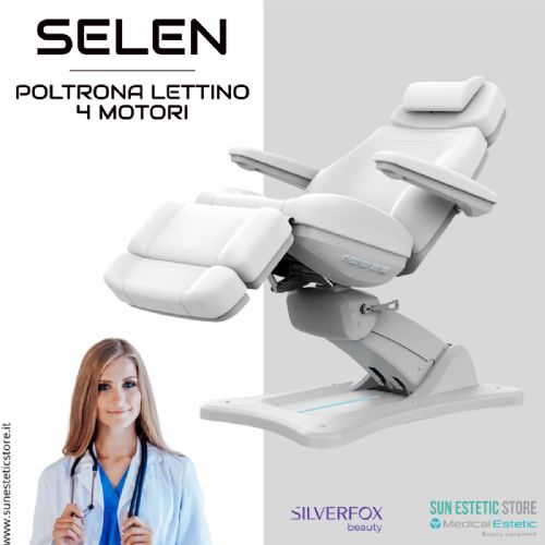 SELEN Poltrona lettino elettrica 4 motori