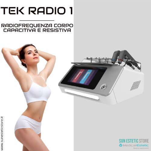 TEK Radio 1 Radiofrequenza corpo capacitiva e resistiva estetica